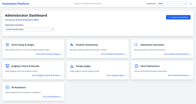 From Chaos to Code: Building a Hackathon Platform (Or How I Learned to Stop Worrying and Love the Demo)